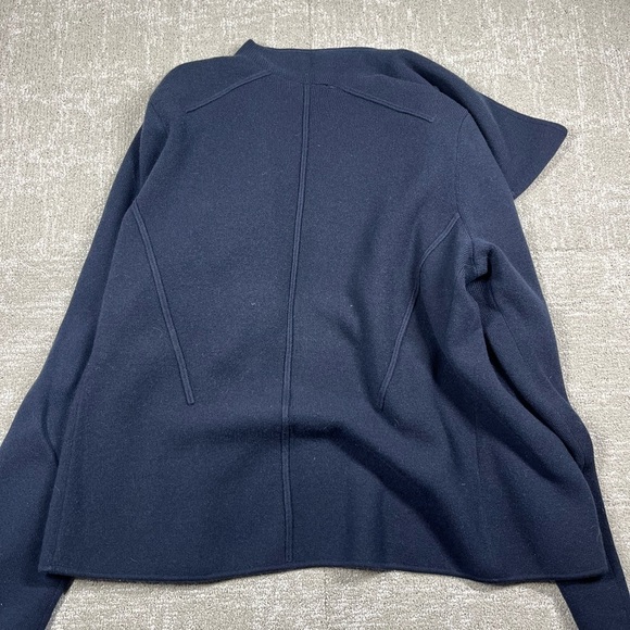 TSE Cashmere Blue open front Cardigan sweater Blue Womens Size L *Flawed - Picture 4 of 8